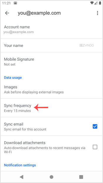 set-sync-android-cpanel-email-config.gif